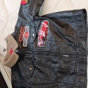 Disney cars leather jacket